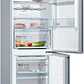 Bosch Serie 4 Refrigerador combinado de libre instalación 186 x 60 cm Acero mate antihuellas · KGN36VLDB - Miniatura 2