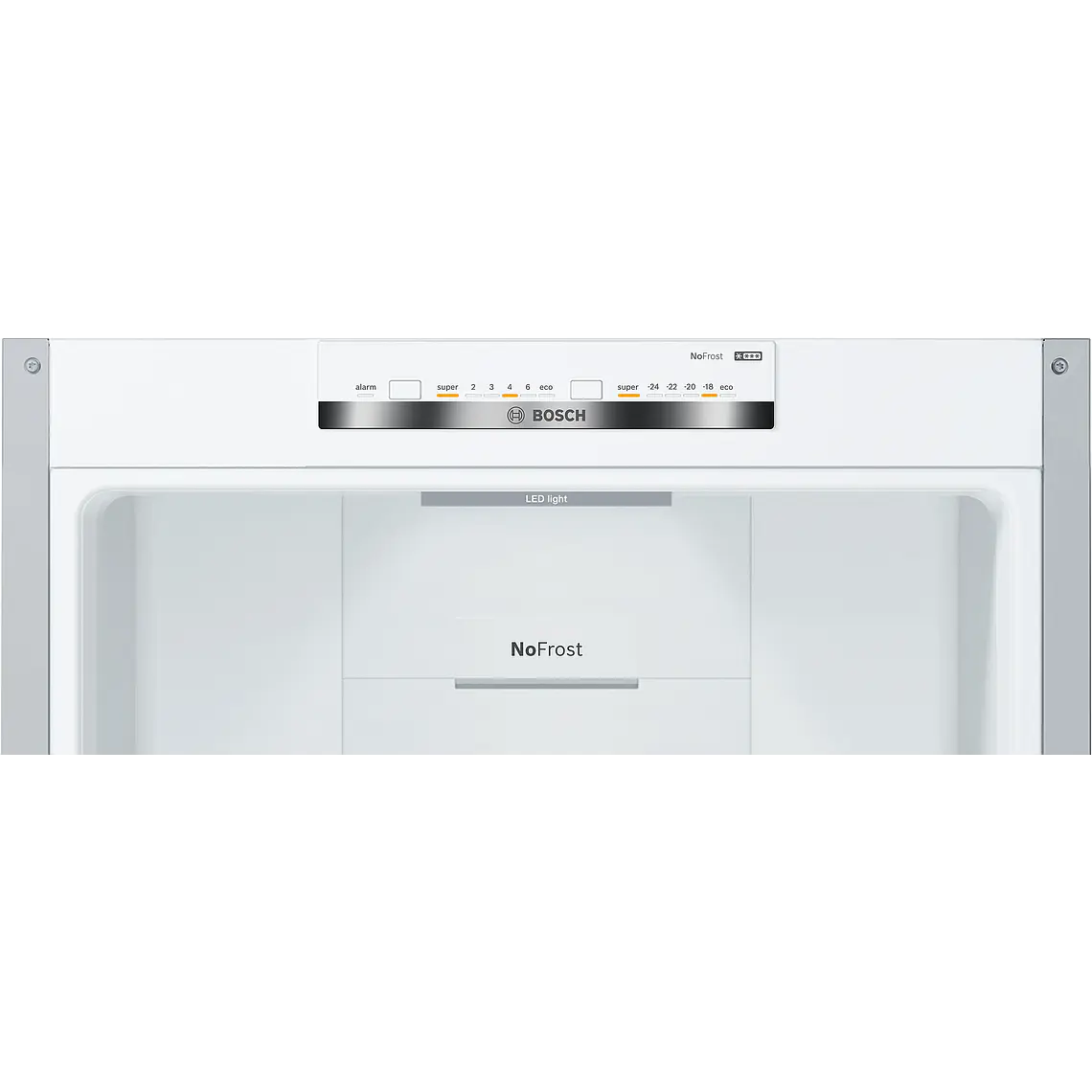 Bosch Serie 4 Refrigerador combinado de libre instalación 186 x 60 cm Acero mate antihuellas · KGN36VLDB 3