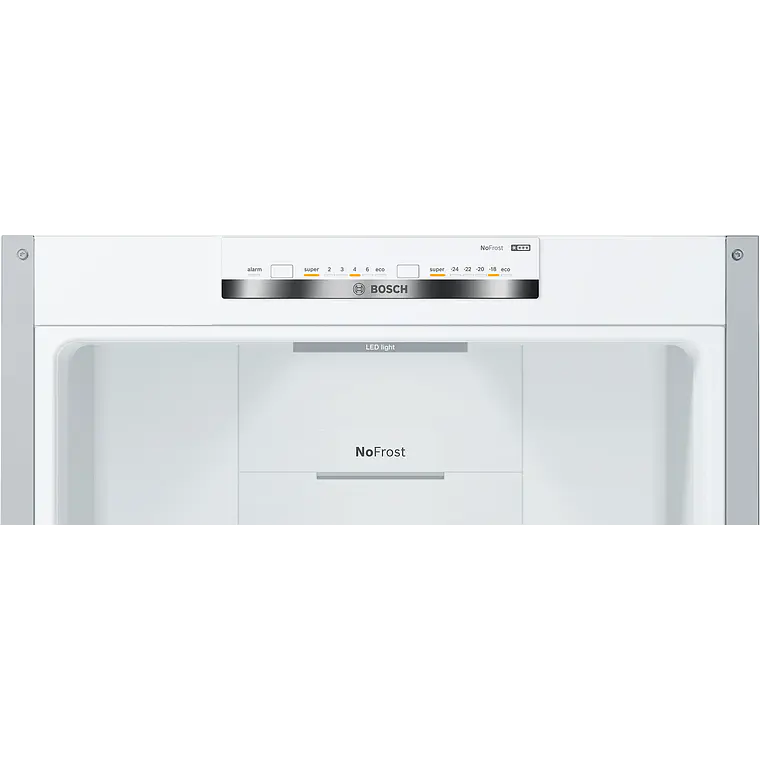 Bosch Serie 4 Refrigerador combinado de libre instalación 186 x 60 cm Acero mate antihuellas · KGN36VLDB 3