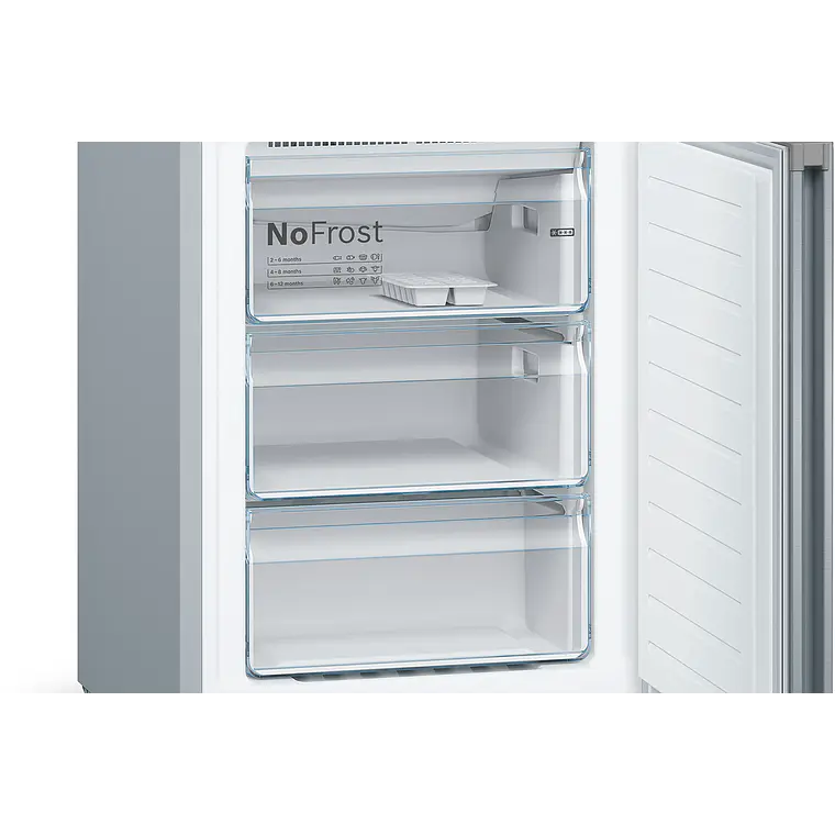 Bosch Serie 4 Refrigerador combinado de libre instalación 186 x 60 cm Acero mate antihuellas · KGN36VLDB 6