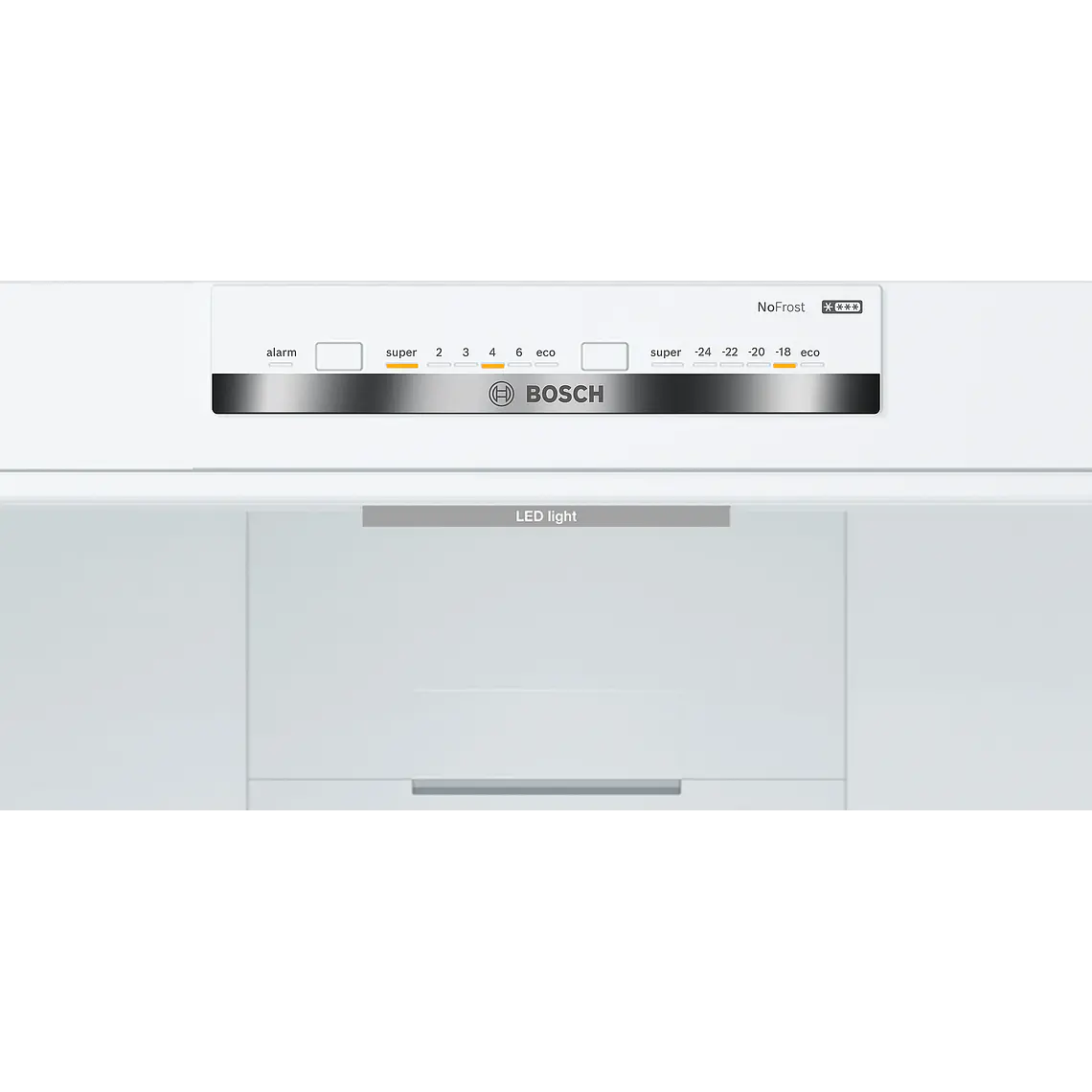 Bosch Serie 4 Refrigerador combinado de libre instalación 203 x 60 cm Blanco, Total NoFrost · KGN39VWDC 3