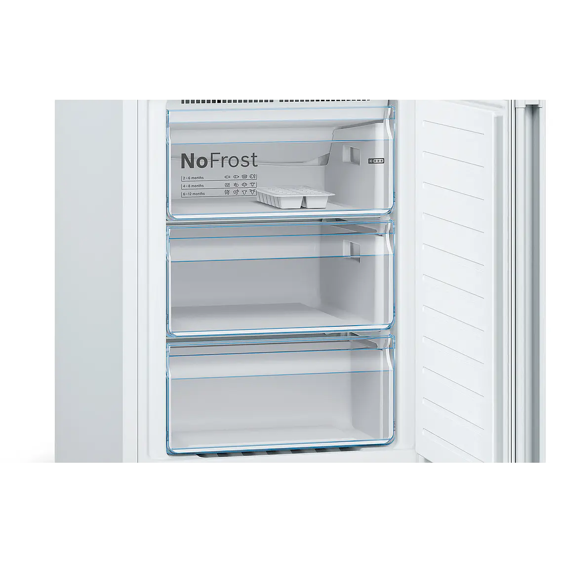Bosch Serie 4 Refrigerador combinado de libre instalación 203 x 60 cm Blanco, Total NoFrost · KGN39VWDC 5