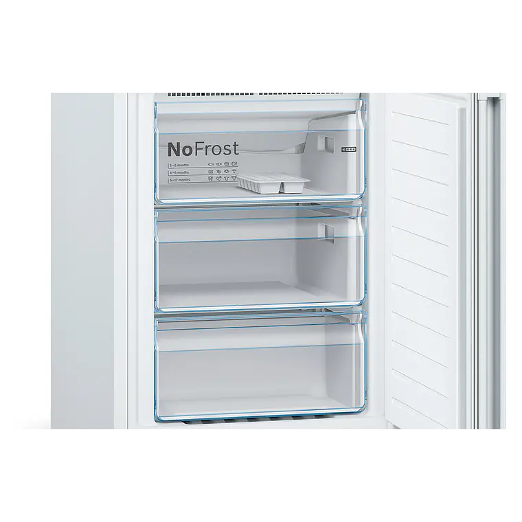 Bosch Serie 4 Refrigerador combinado de libre instalación 203 x 60 cm Blanco, Total NoFrost · KGN39VWDC 5