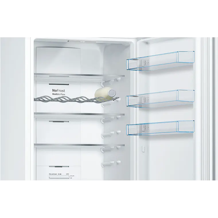 Bosch Serie 4 Refrigerador combinado de libre instalación 203 x 60 cm Blanco, Total NoFrost · KGN39VWEB 4