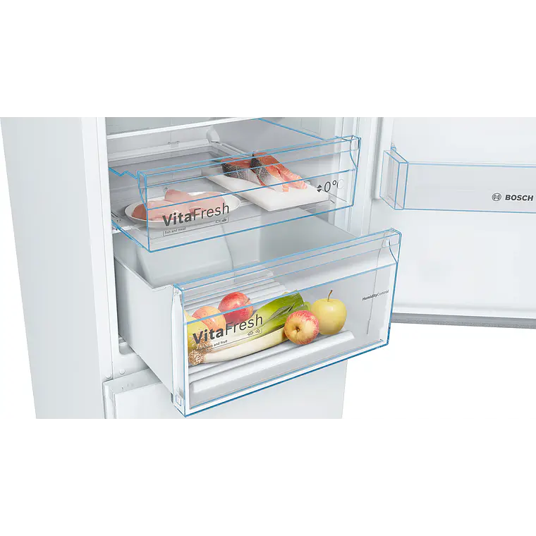 Bosch Serie 4 Refrigerador combinado de libre instalación 203 x 60 cm Blanco, Total NoFrost · KGN39VWEB 5