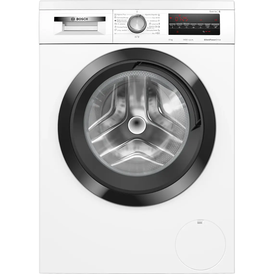 Bosch Serie 6 Lavadora de carga frontal 9 kg máx. 1400 rpm · WUU28T68ES 1
