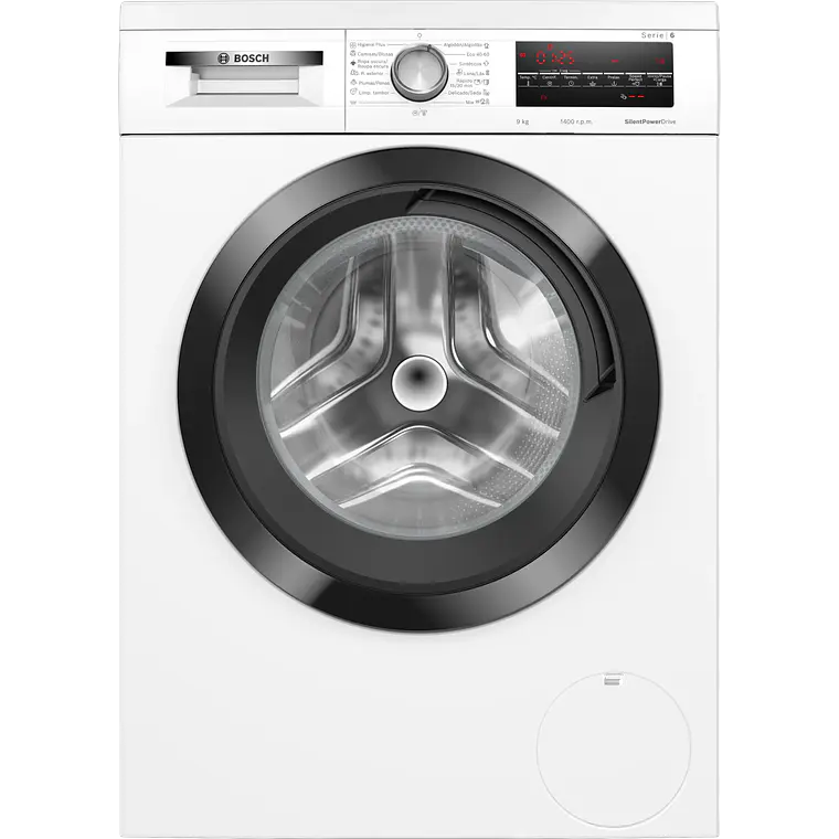 Bosch Serie 6 Lavadora de carga frontal 9 kg máx. 1400 rpm · WUU28T68ES 1
