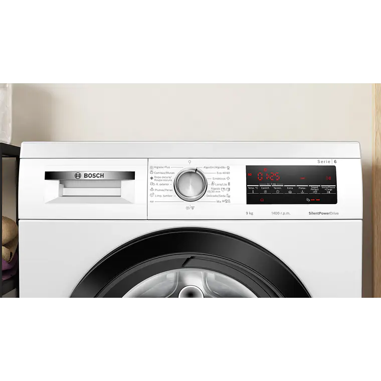 Bosch Serie 6 Lavadora de carga frontal 9 kg máx. 1400 rpm · WUU28T68ES 2