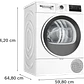 Bosch Serie 4 Secadora con bomba de calor 8 kg · WTR85V00ES - Miniatura 6