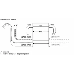 Bosch Serie 2 Lavaplatos de libre instalación 60 cm Blanco · SMS2HTW60E