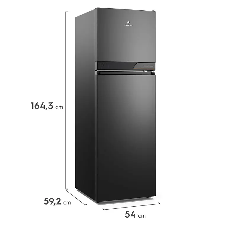 Refrigerador Mademsa 242L No Frost Top Freezer Inverter Altus A1250IN Negro 3
