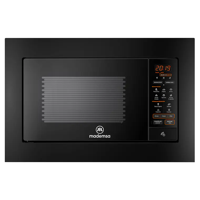 Microondas Empotrable Mademsa 27 Litros Digital Descongelamiento Inteligente MM2EN Negro 1