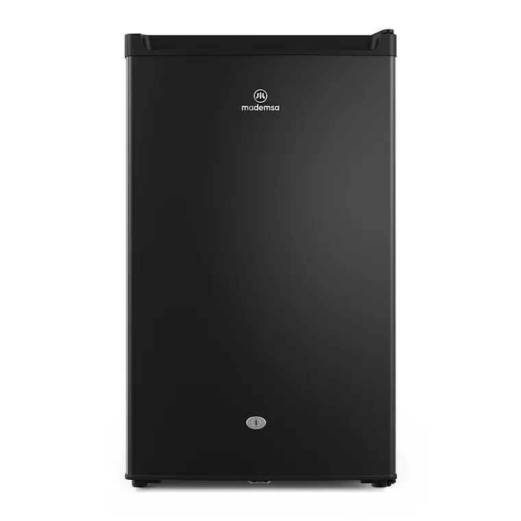 Frigobar Mademsa 120L Frío Directo con Llave y Luz interior LED MMB120B Negro 1