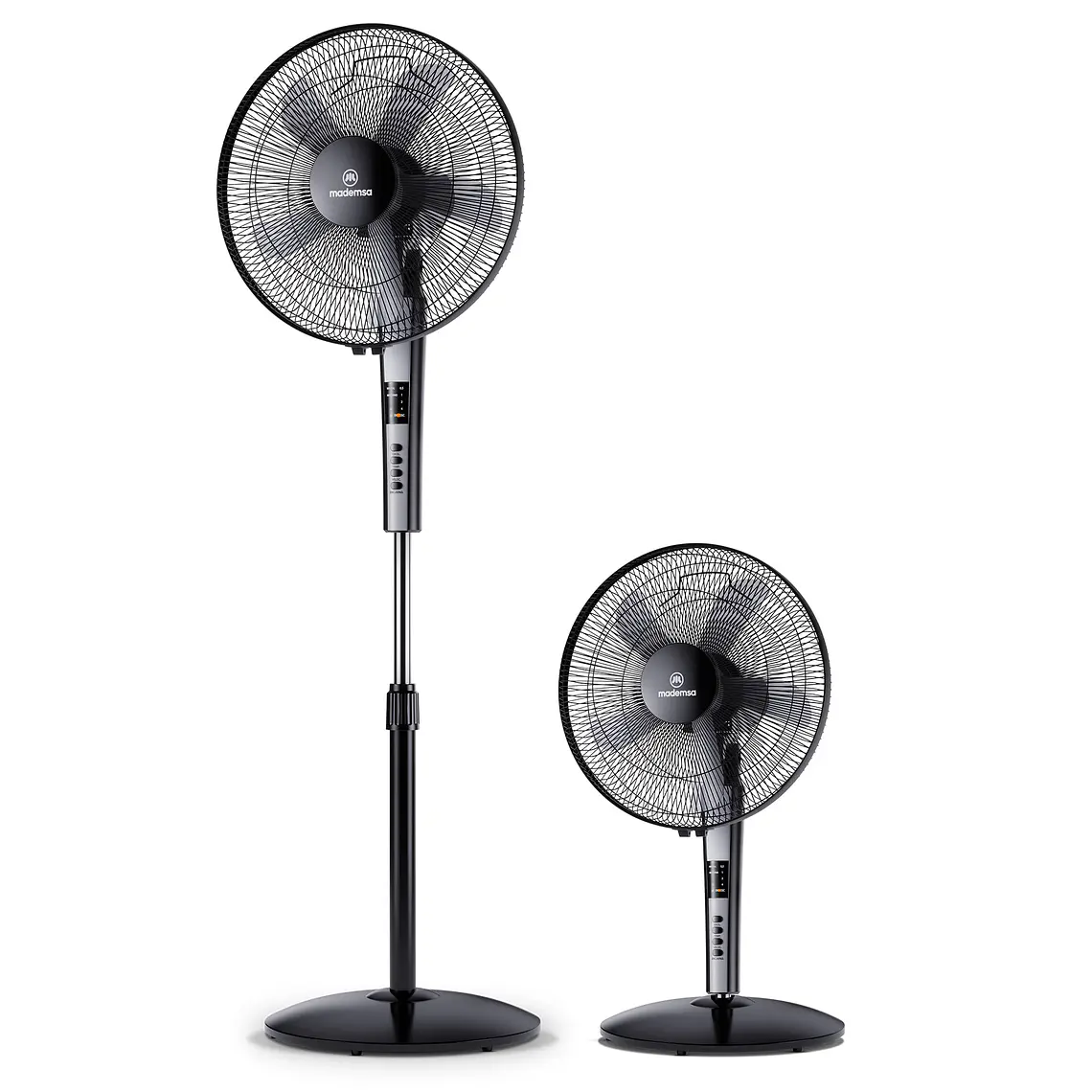 Ventilador 2 en 1 Pedestal y Sobremesa Mademsa Control Remoto 40,6cm SFM21 Negro 1