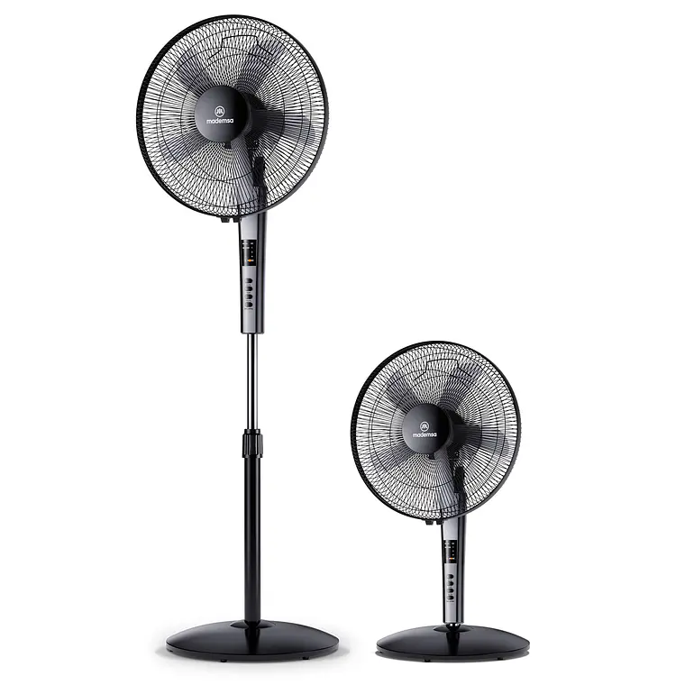 Ventilador 2 en 1 Pedestal y Sobremesa Mademsa Control Remoto 40,6cm SFM21 Negro 1
