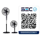 Ventilador 2 en 1 Pedestal y Sobremesa Mademsa Control Remoto 40,6cm SFM21 Negro - Miniatura 5