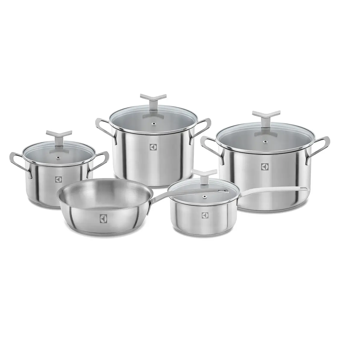 Juego de Ollas Acero Inoxidable Electrolux 1