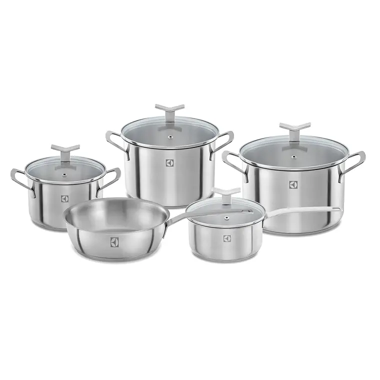 Juego de Ollas Acero Inoxidable Electrolux 1