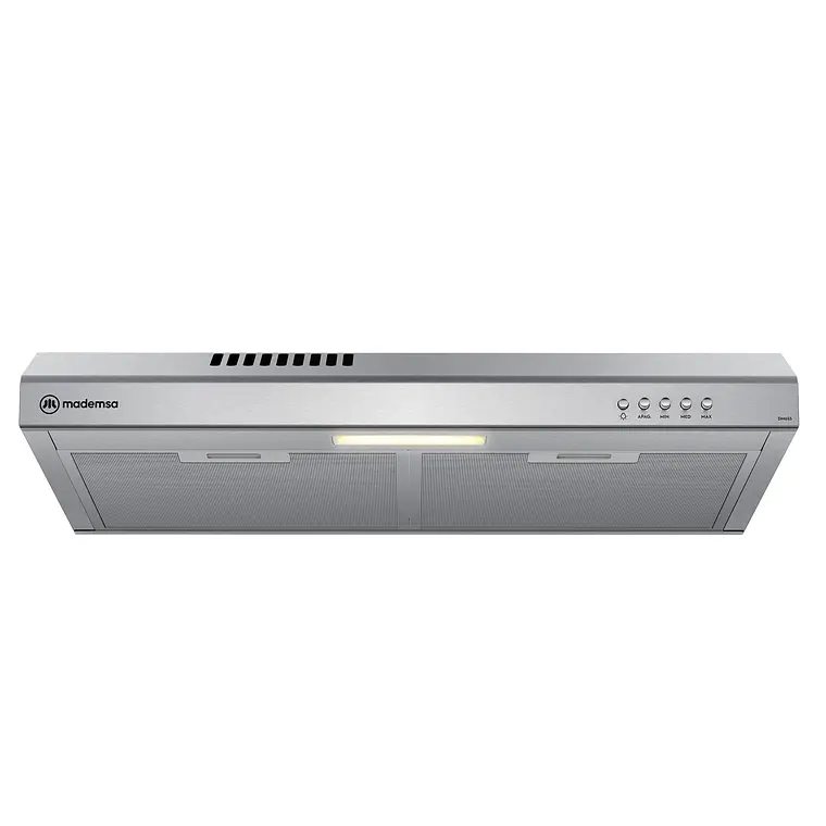 Campana de Cocina Extractora Mademsa 60cm Gran Poder de Succión y Filtración dual DM6SS Inox 1