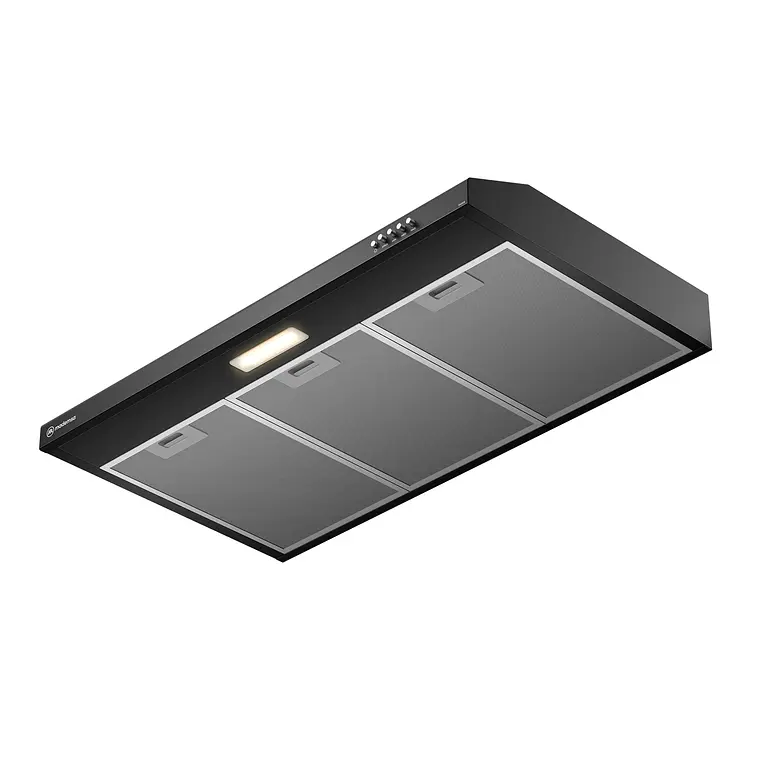 Campana de Cocina Extractora Mademsa 80cm Gran Poder de Succión y 3 Velocidades DM8SB Negra 4