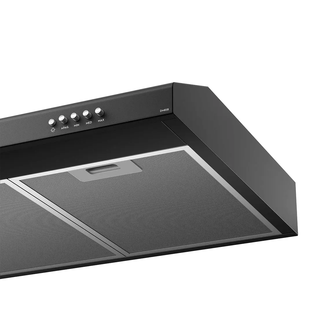 Campana de Cocina Extractora Mademsa 80cm Gran Poder de Succión y 3 Velocidades DM8SB Negra 5