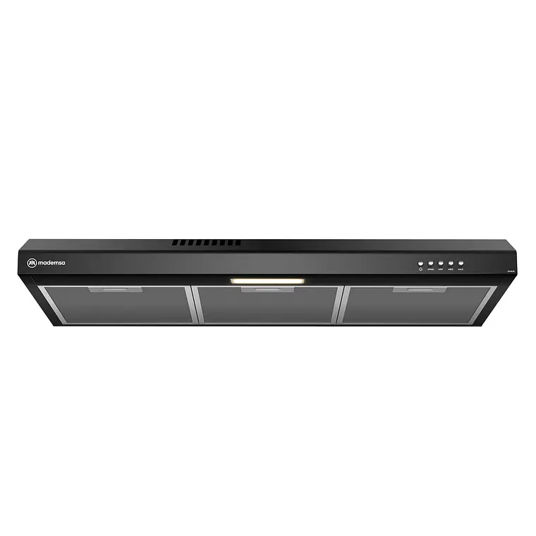 Campana de Cocina Extractora Mademsa 80cm Gran Poder de Succión y 3 Velocidades DM8SB Negra 13