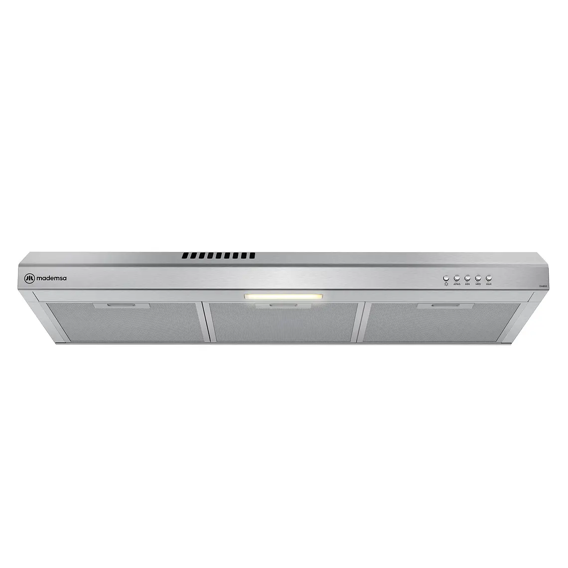 Campana de Cocina Extractora Mademsa 80cm Gran Poder de Succión y Filtración dual DM8SS Inox 1