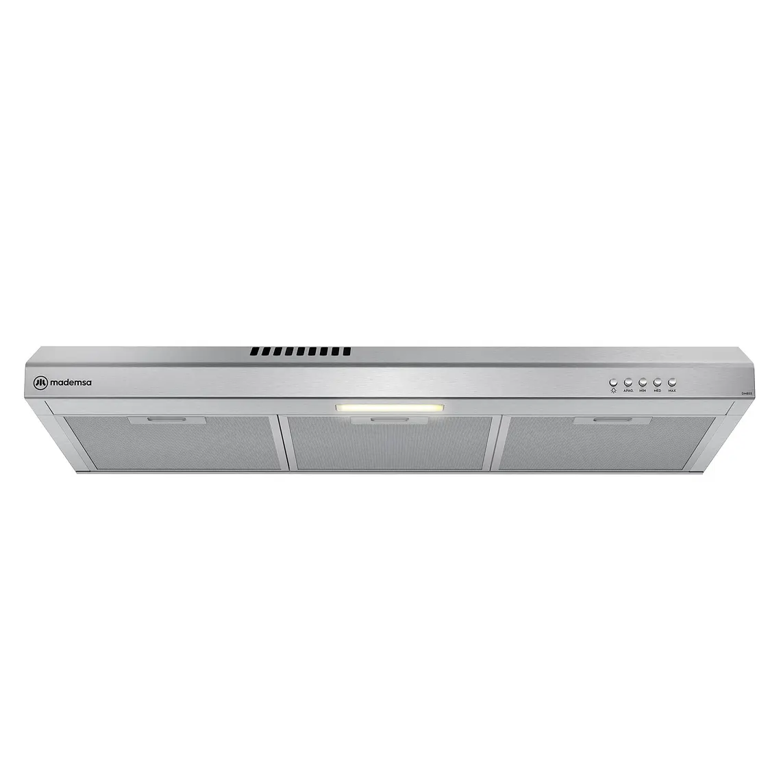 Campana de Cocina Extractora Mademsa 80cm Gran Poder de Succión y Filtración dual DM8SS Inox 13