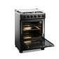 Cocina a Gas 4 Platos Mademsa Horno a Vapor y Temporizador FM4TPC Negra - Miniatura 5