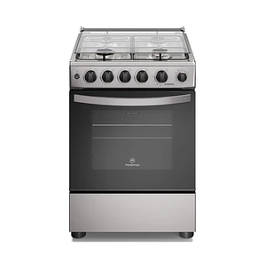 Cocina a Gas 4 platos Mademsa Horno a Vapor y Temporizador FM4TSC Silver