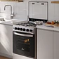 Cocina a Gas 4 platos Mademsa Horno a Vapor y Temporizador FM4TSC Silver - Miniatura 8