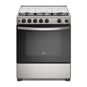 Cocina a Gas 5 Platos Mademsa Horno a Vapor y Triple Llama FM5SSC Inox
