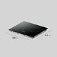 Encimera Eléctrica 3 Platos Mademsa Vitrocerámica VM3TR Negra - Miniatura 3