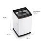 Lavadora Automática Mademsa 14Kg Carga Superior Dispensador Easy&Clean MDWMT14W Blanca - Miniatura 3