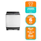 Lavadora Semi Automática Mademsa 6kg Carga Superior Doble Tina MWMSAT6W Blanca - Miniatura 2