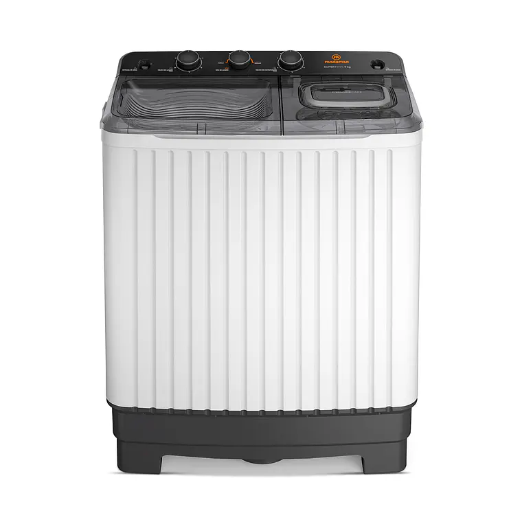 Lavadora Semi Automática Mademsa 9Kg Carga Superior Doble Tina MWMSAT9W Blanca 1