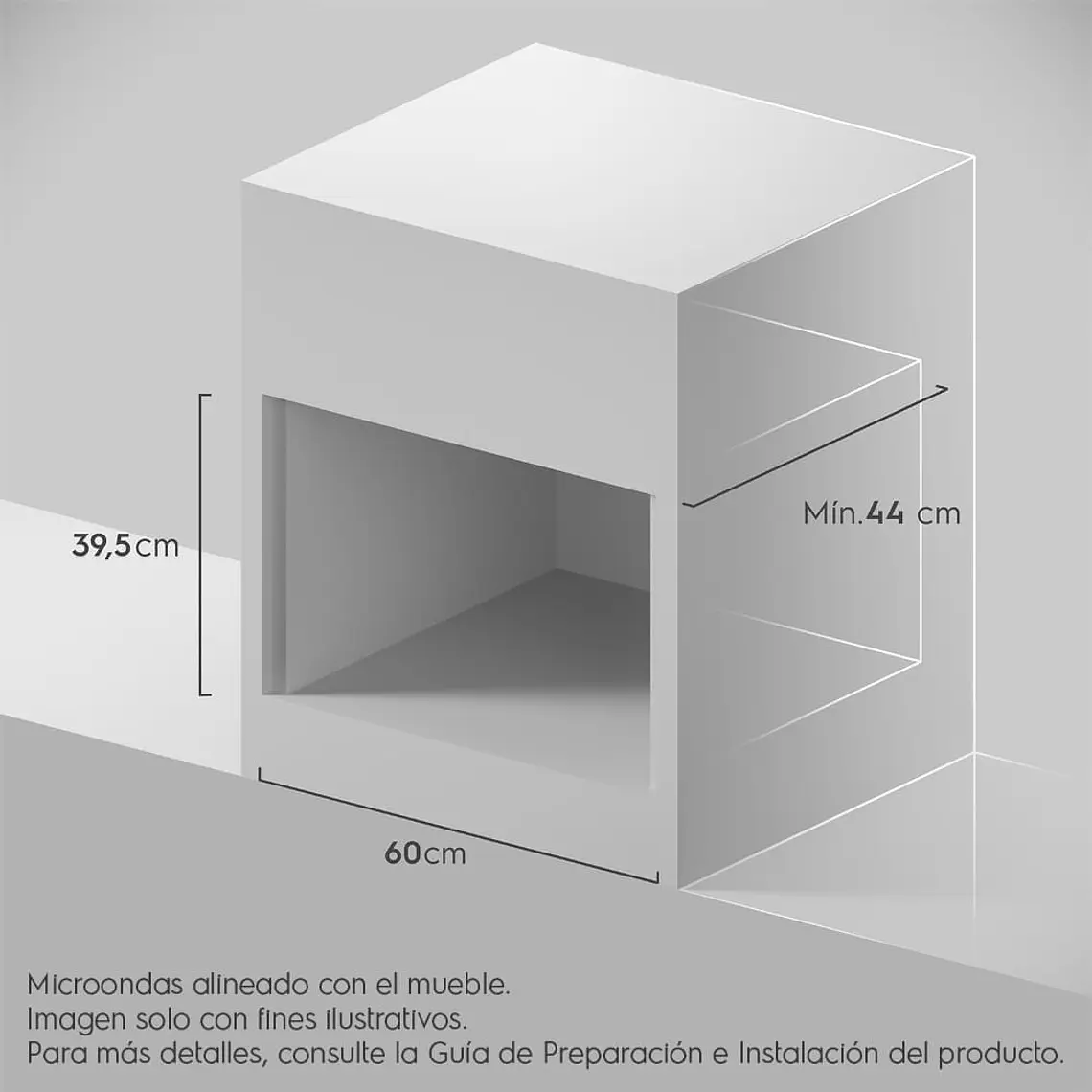 Microondas Empotrable Mademsa 27 Litros Digital Descongelamiento Inteligente MM2EN Negro 19