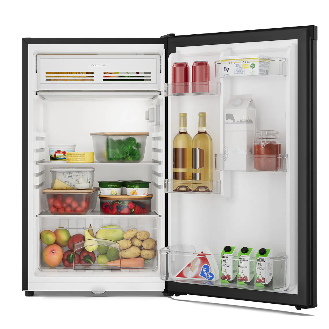 Frigobar Mademsa 120L Frío Directo con Llave y Luz interior LED MMB120B Negro 15