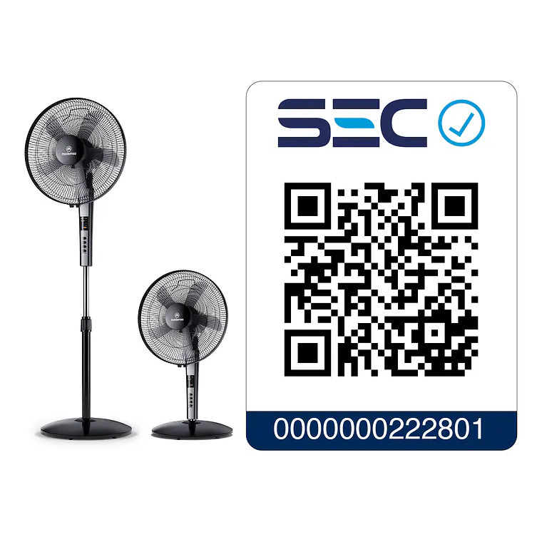 Ventilador 2 en 1 Pedestal y Sobremesa Mademsa Control Remoto 40,6cm SFM21 Negro 20