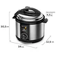 Olla Eléctrica Multicocción Mademsa 5L con Temporizador MPC10 Acero Inoxidable - Miniatura 25