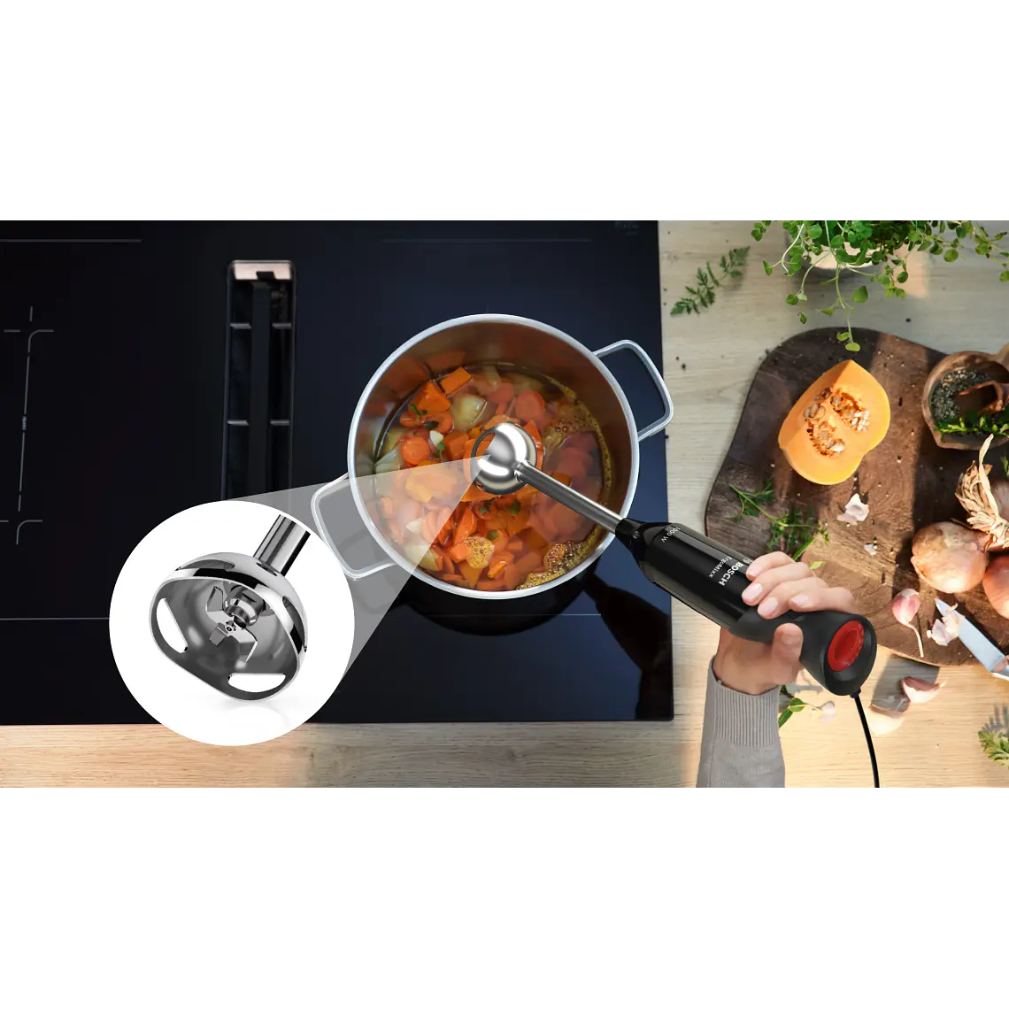 Batidora de Mano Bosch ErgoMixx 1000 W MS61B6150 2
