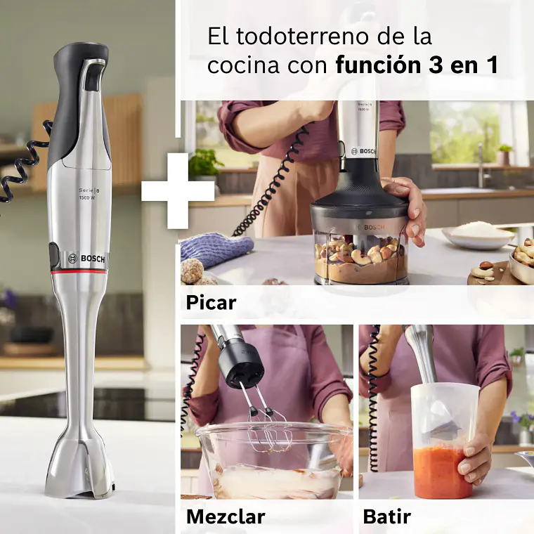 Batidora de Mano Bosch ErgoMaster Serie 8 1500 W MSM8M934 3