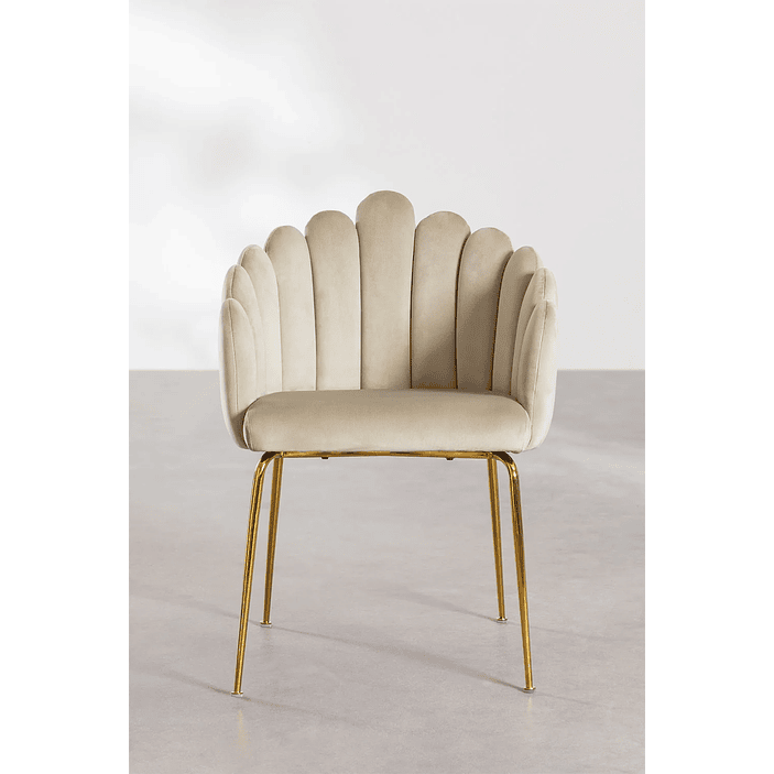 Silla de Comedor en Terciopelo Markina 4