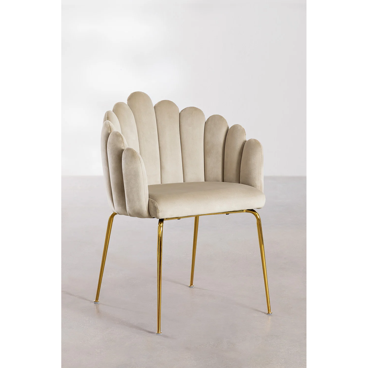 Silla de Comedor en Terciopelo Markina 1