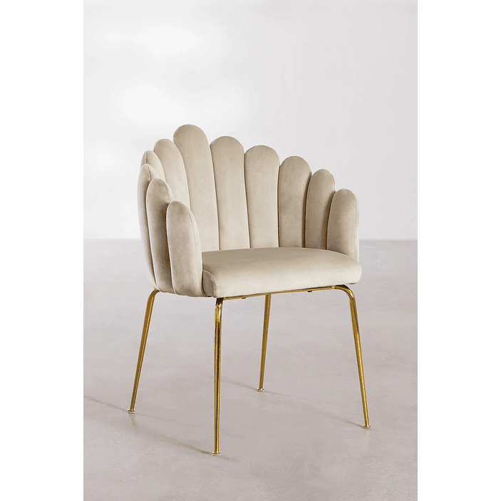 Silla de Comedor en Terciopelo Markina 1