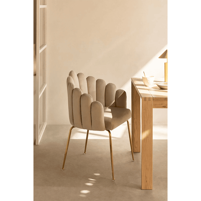 Silla de Comedor en Terciopelo Markina 2