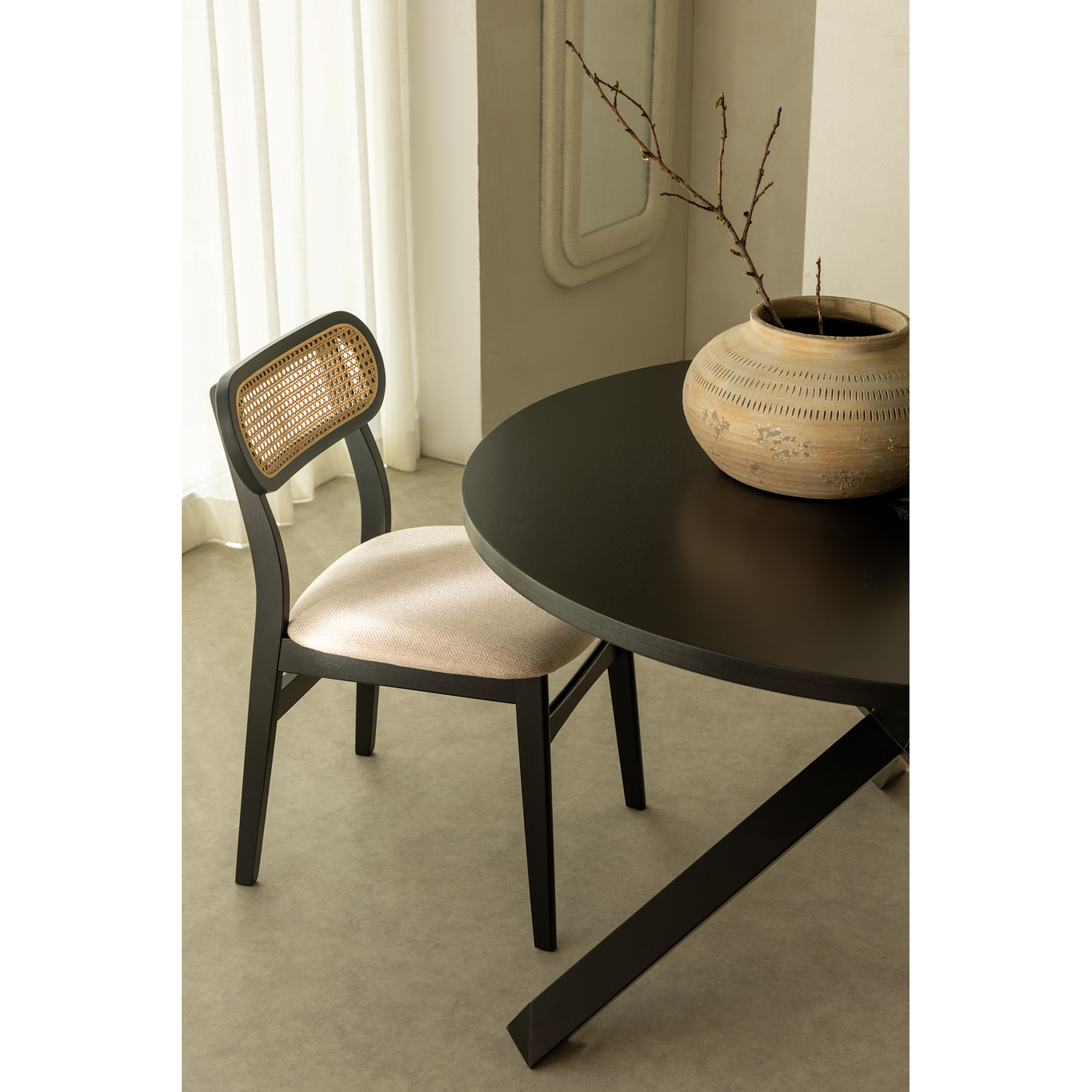 Silla de Comedor en Madera Leivel Pack 2 2