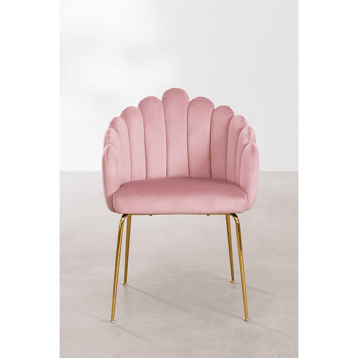 Silla de Comedor en Terciopelo Markina 12
