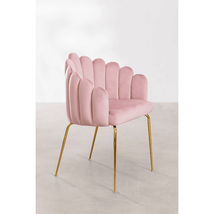 Silla de Comedor en Terciopelo Markina 10
