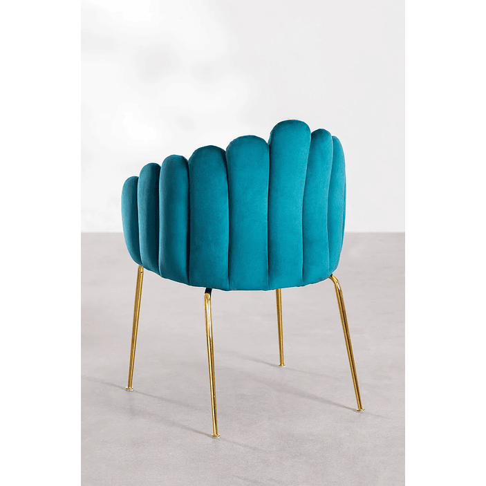 Silla de Comedor en Terciopelo Markina 18